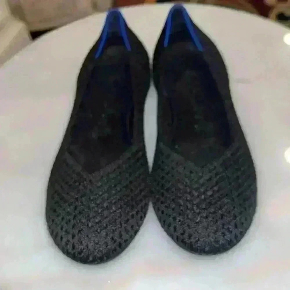 Rothy’s Flats Black Honeycomb Round Toe - Retired sz 8 - Picture 4 of 8